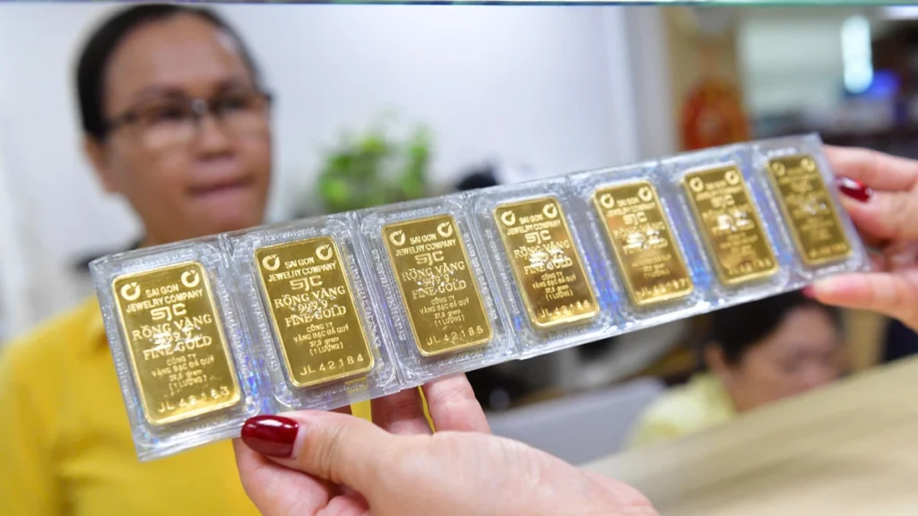 Giá vàng giảm hơn một triệu đồng